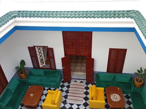 Posezení v ubytování Riad Rabat Laalou