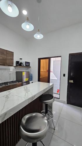 Nhà bếp/bếp nhỏ tại Beautiful apartment in Ocotepeque