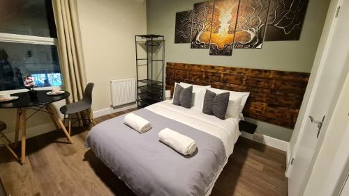 Кровать или кровати в номере City Stays Norwich