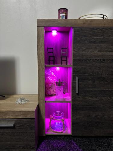 Η κουζίνα ή μικρή κουζίνα στο Riverside Apartment