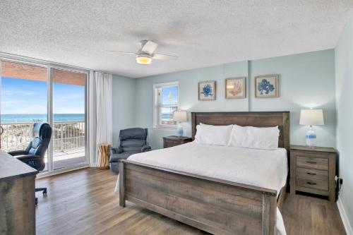 Giường trong phòng chung tại Buena Vista 102