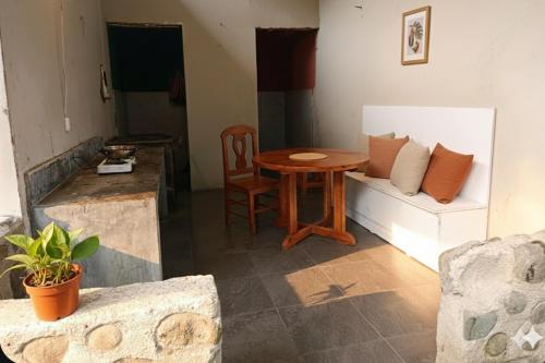 Χώρος καθιστικού στο Casa El Trapiche de Mindo