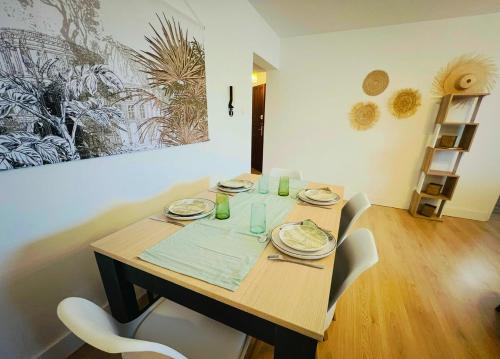 圣玛丽La Varangue Bleue T3 bright near airport的相册照片