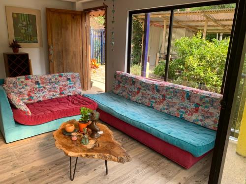 Χώρος καθιστικού στο El Regalo Finca Hostel