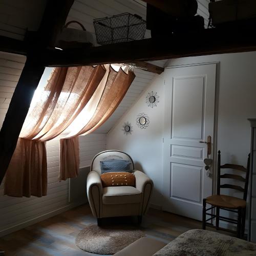 Χώρος καθιστικού στο Le Clau Des Cerisiers