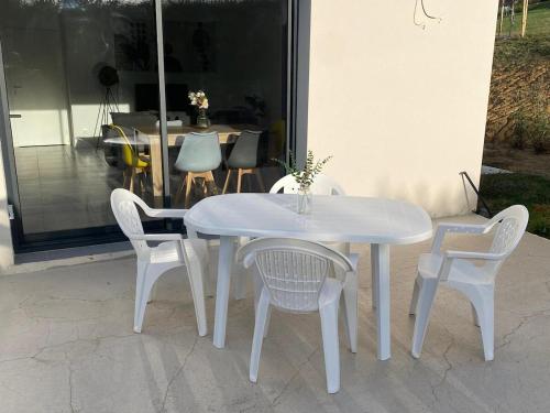 Αίθριο ή υπαίθριος χώρος στο Chez Nadia