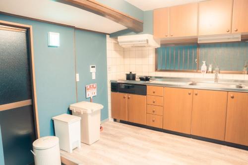 Η κουζίνα ή μικρή κουζίνα στο HMV Horyuji