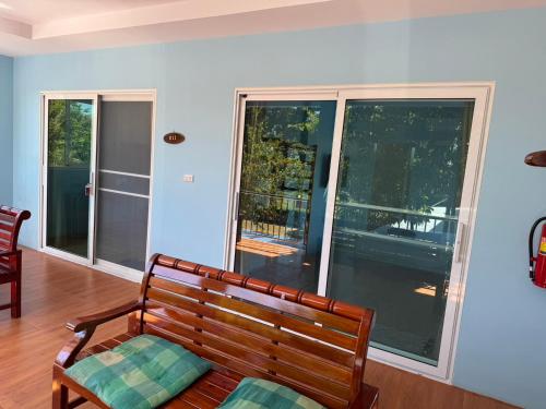 Μπαλκόνι ή βεράντα στο Twocans Homestay KohMak - SHA