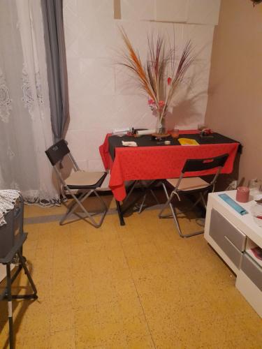 พื้นที่นั่งเล่นของ Chambre d'hôtes