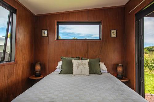 Ένα ή περισσότερα κρεβάτια σε δωμάτιο στο Relaxing Getaway in Pohara