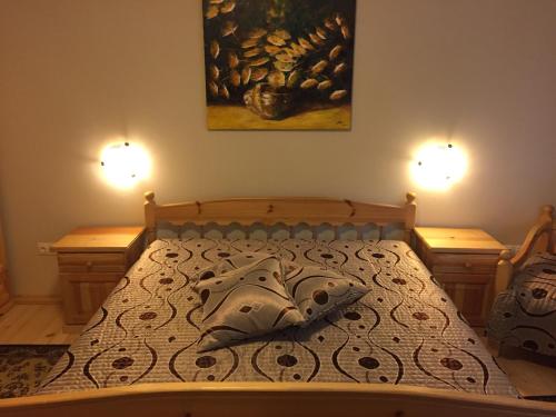 Postel nebo postele na pokoji v ubytování Guest House Mira