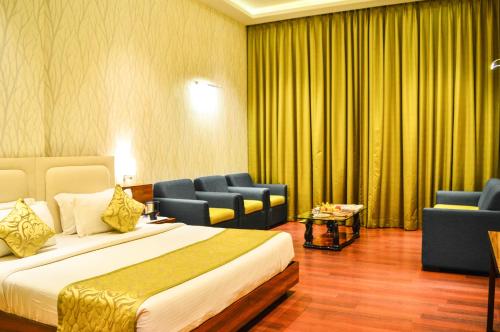 Un lugar para sentarse en Shamrock Greens by Jardin Hotels