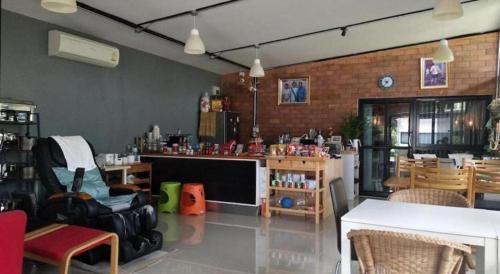 Χώρος καθιστικού στο The Lofts Eco Resort