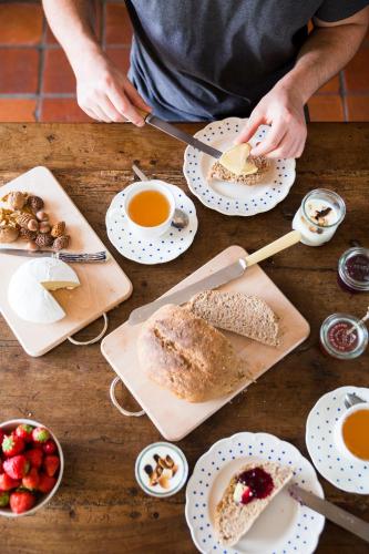 Comida en el bed and breakfast o alrededores