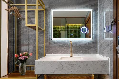 Ένα μπάνιο στο Parkman Hotel Beijing Shunyi Hyundai Motor Center Branch