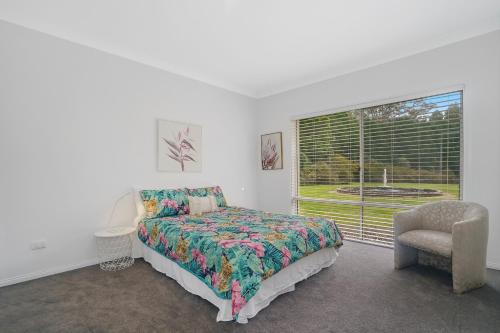 Postel nebo postele na pokoji v ubytování Hideaway with us, on Tamborine Mountain