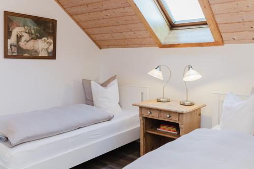 Postel nebo postele na pokoji v ubytování Appartement Aigner