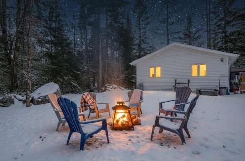 Το Spa - Chalet au Ptit Bonheur τον χειμώνα