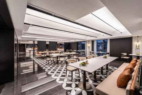 Posezení v ubytování Meilun Hotel, Longhu Financial Island, Zhengzhou