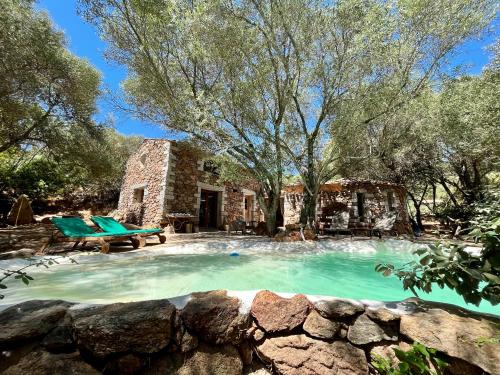 Πισίνα στο ή κοντά στο Ranch Campo Palombaggia