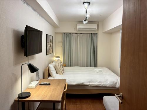 TV a/nebo společenská místnost v ubytování Dash Living Shinjuku