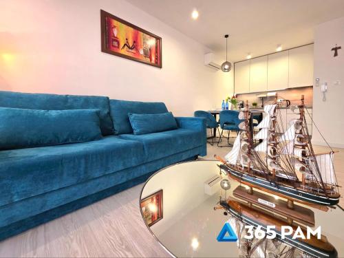 Гостиная зона в 365PAM - Westin House LUX - GARAŻ, BASEN, JACUZZI, SAUNA, SIŁOWNIA, PLAC ZABAW W CENIE