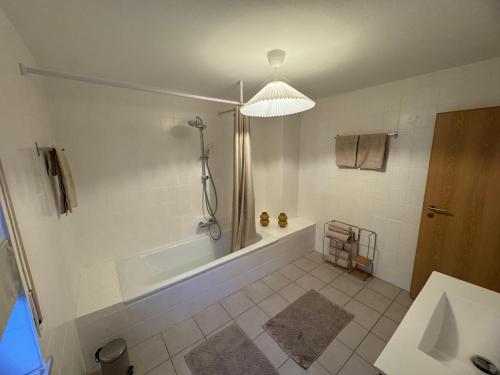 Koupelna v ubytování Ferienwohnung Do Blym