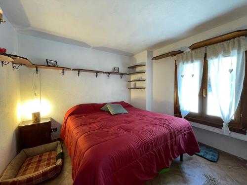 Ένα ή περισσότερα κρεβάτια σε δωμάτιο στο Casa Vacanze Ginger