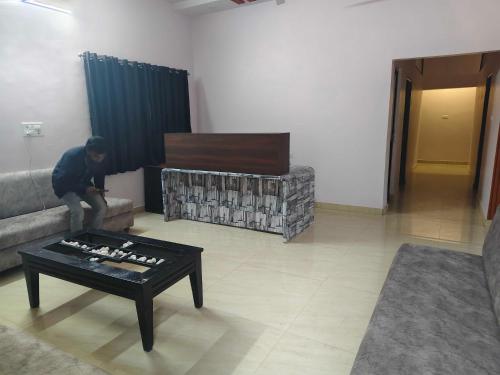 Χώρος καθιστικού στο Hotel O Platinum