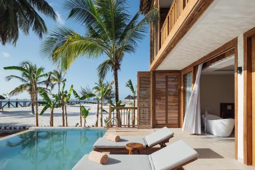 Bazén v ubytování JAZ Elite Aurora nebo v jeho okolí