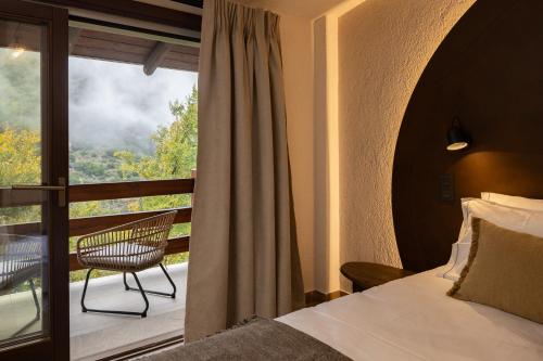 Postel nebo postele na pokoji v ubytování Ftalofi