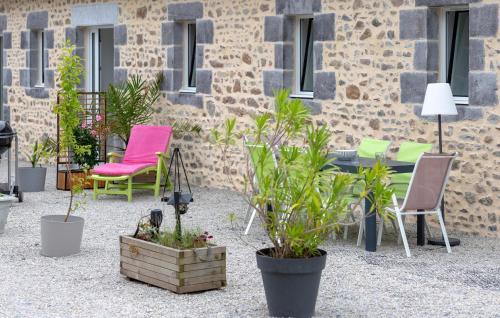 Aed väljaspool majutusasutust Gite Gouville Sur Mer