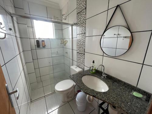 Koupelna v ubytování Apartamento Luzza - 2 quartos