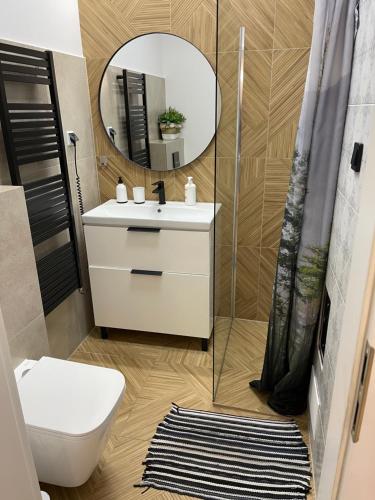 Et badeværelse på Domek Rodzinny Martynka