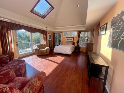 Χώρος καθιστικού στο Villa Celestia