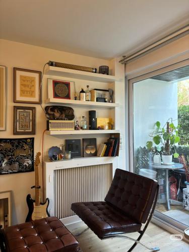 Design & Quiet Apartment with Garden View, Paris Xeme