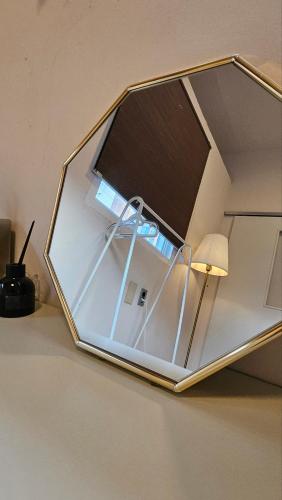 a glass house sitting on top of a table at 협재10분 영주스테이 in Suwŏn-ni