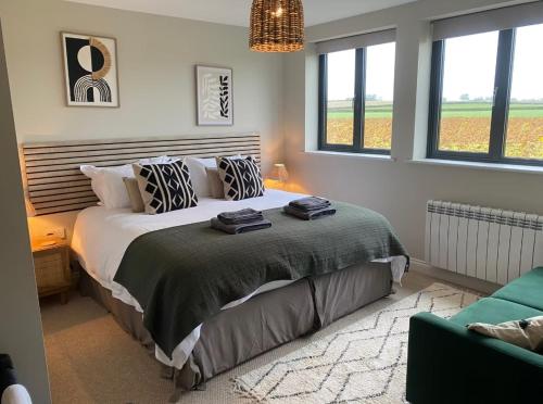 En eller flere senge i et værelse på 2 Bed in Clipston oc-o34219