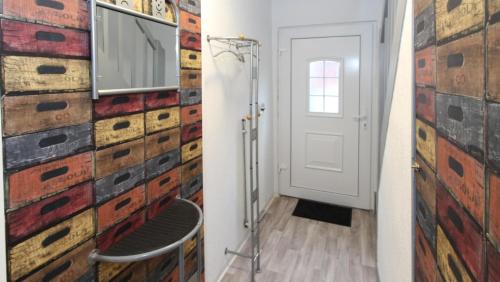 Ένα μπάνιο στο Ferienhaus Olenbrook