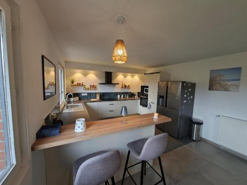 Η κουζίνα ή μικρή κουζίνα στο Le Clos des Embruns