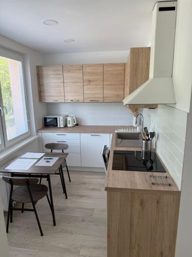 Kuchyň nebo kuchyňský kout v ubytování Thurzova Residence