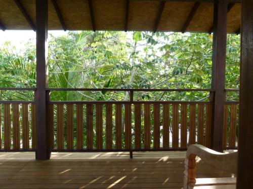 En balkon eller terrasse på Jasmim Manga