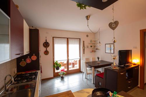 TV/trung tâm giải trí tại Casa Shiva