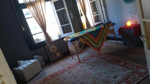 Χώρος καθιστικού στο Casa martinez