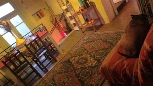 Χώρος καθιστικού στο Casa martinez