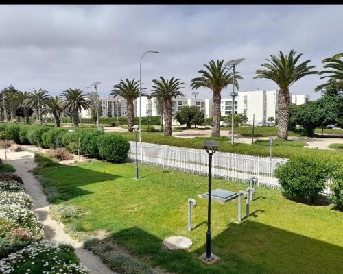 Κήπος έξω από το Departamento a pasos de la playa, Cap 6 personas