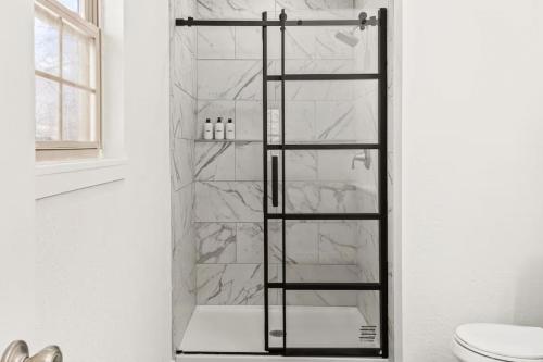 Koupelna v ubytování Float & Unwind