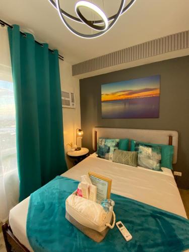 Postel nebo postele na pokoji v ubytování Aure Haven