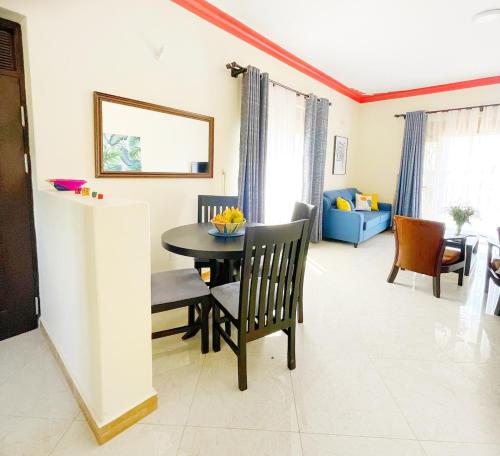 Posezení v ubytování Peaceful Lakeview Home in Entebbe