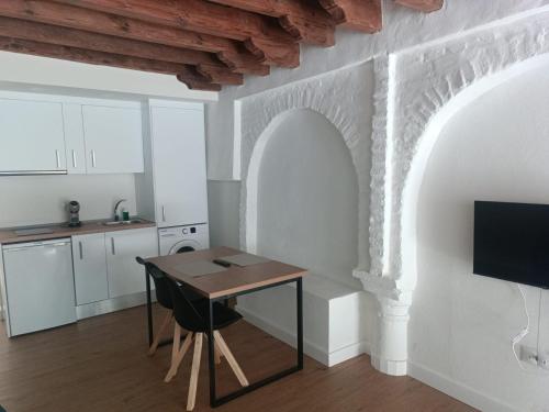 Η κουζίνα ή μικρή κουζίνα στο Apartamento El Taranto